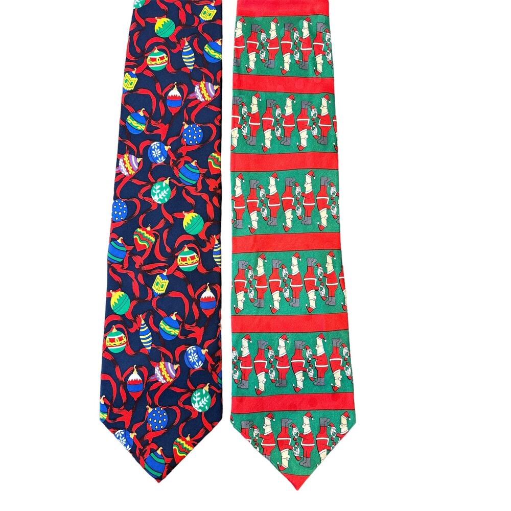 Men's Christmas‎ Holiday Novelty Classic Neck Ties Dilbert Colorful Ornaments